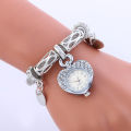 Luxury Leather Quartz Watch Women Ladies Casual Crystal Fashion Bracelet Wrist Watch For Women. 