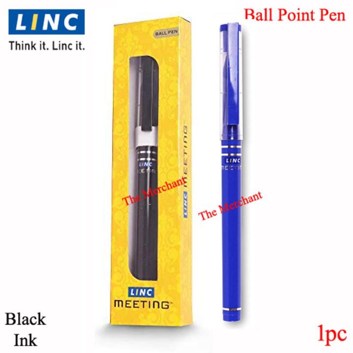 Linc Meeting Ball Point Pen Black Ink 1pc