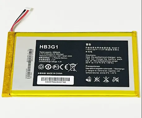 3.7V%204000mAh%20HB3G1%20Tablet%20Lithium%20Battery%20For%20HUAWEI%20MediaPad%20T1%207.0%20701%20T1-701%20701U%20T1-701U%20701UA%20T1-701UA%20T1-701W%20Battery%20-%20Image%202