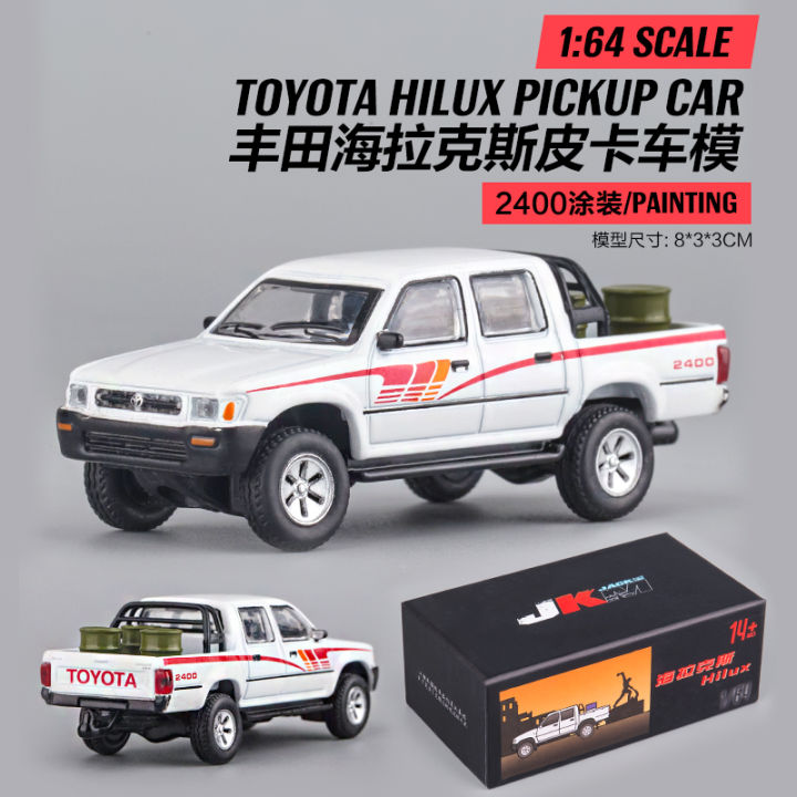 JKM 1:64 Toyota Hilux Pickup Die-Cast Vehicles Alloy Model Car Toy
