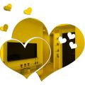 3D Acrylic Mirror Wall Stickers DIY Wall Mirrors Sticker Removable Self Adhesive Aesthetic LOVE Tiles Decals Home Decoration.
