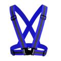 Adjustable V-shape Reflective Safety Vest Luminous Elastic Belt for Night Running Cycling Sports Outdoor Clothes.