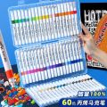 Marker Pen Propylene Student Art 4860 Colored Opaque Paper diy Not Smudge Drawing Crayons One Piece.
