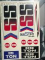 SS cricket bat Plastic stickers - 1 pcs. 