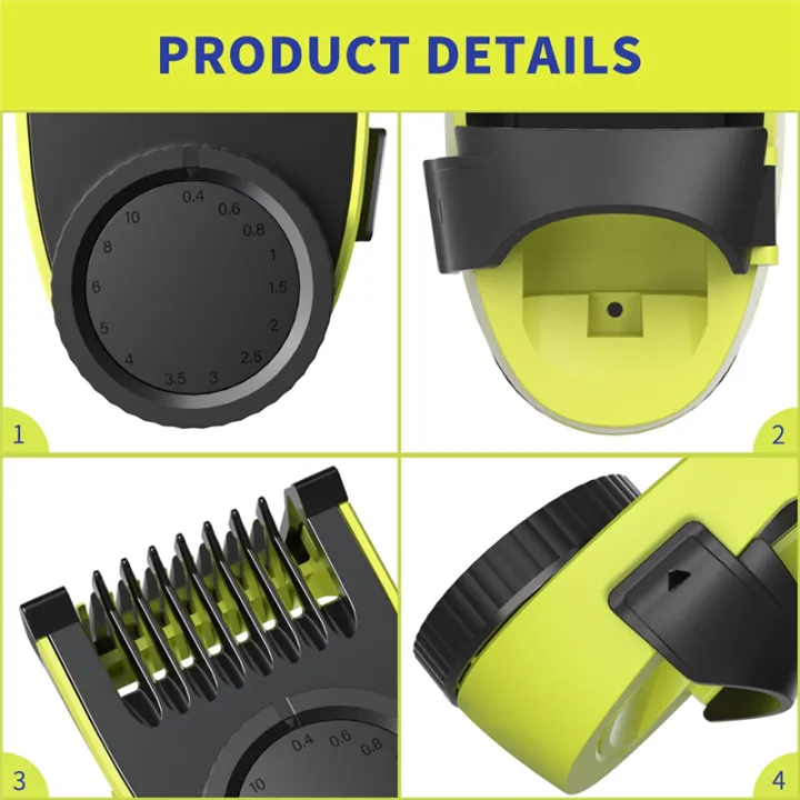 Guide%20Comb%20Skin%20Guards%20Black%20PC%20TPU%20for%20Philips%20One%20Blade%20QP2520%20QP2530%20QP2630%20QP2620%20Electric%20Trimmer%20Shaver%20-%20Image%203