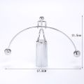New Stainless Steel Balance Ball Toy Home Decor Weightlifter Kinetic Art Balance Iron Man Ornaments Pendulum Cradle Early Education Tools Decompression Desk Toy Gifts.