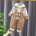 Baby Girl Jumpsuit Winter Baby Spring and Autumn Clothes Male Newborn Suits6Romper0Suspender Pants3Months1Years Old. 