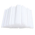 100 Plastic Lollipop Sticks Food Grade White Tube Candy Baking Plastic Sticks. 