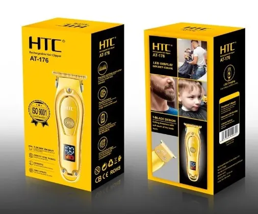 HTC%20AT-176%20Professional%20Men's%20Hair%20Trimmer%20and%20Beard%20Trimmer%20for%20Hair%20Removal,%20Face,%20Head%20and%20Body%20Hair,%20LED%20Display,%20Hair%20Trimmer%20with%20Ultra%20Sharp%20Blades,%20Gift%20Man%20-%20Image%202