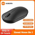 Xiaomi Wireless Mouse Lite 2 2.4GHz 1000DPI Ergonomic Optical Portable Mini Mouse Office Gaming Mice For PC Laptop Game. 