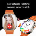 WS10 Ultra 5G Smart Watch RAM 8GB ROM 128GB Playstore Rotating Camera For Front And Rear 2.01 inch Big Display IP67 Waterproof 800mAh Battery Heart Rate Monitoring Wifi Bluetooth supported Video Calling Android Smartwatch.