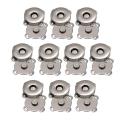 [ALMENCLA2] 10 Set Sew on Magnetic Snap Clasps Fastener DIY Purse Handbag Leather Craft. 