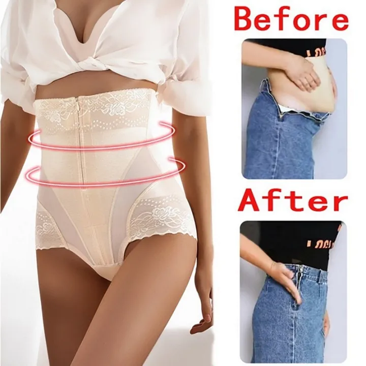 Shaper%20Panties%20Sexy%20Lace%20Shapers%20Body%20Shaper%20With%20Zipper%20Single%20Buckle%20Panties%20Women%20Shapewear%20Daily%20Waist%20Trainer%20Corset%20Femme%20-%20Image%206