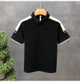 Japanese-Style Stitching Lapel polo Shirt Men's Summer New Trendy All-Match Casual Short-Sleeved T-shirt Men's Top Clothes. 