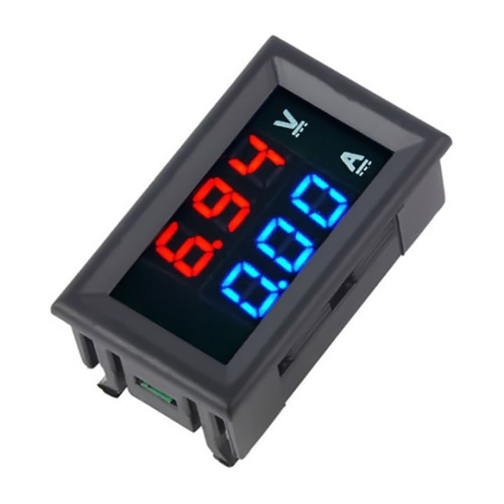 DC%20Dual%20display%20panel%20Meter%20Volt%20amp%20meter%20DC%20Double%20Color%20Blue/Red%20LED%20Voltmeter%20Ammeter%20DC%200-100V%2010A%20-%20Image%205