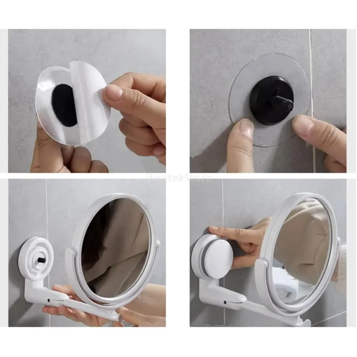 360%C2%B0%20Swivel%20Folding%20Cosmetic%20Mirror%20No%20Punch%20Magnifying%20Mirror%20Bathroom%20Mirror%20Wall%20Mounted%20Shaving%20Mirror%20HD%20Cosmetic%20Mirror%20-%20Image%206