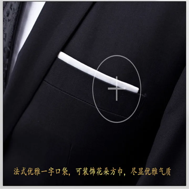 Suit%20Set%20Three-Piece%20Set%20Men's%20Korean-Style%20Slim%20Fit%20Professional%20Dress%20Business%20Casual%20Small%20Suit%20Best%20Man%20Wedding%20Dress%20-%20Image%206