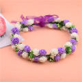 Cloth Flower Headband Jewelry Gift New Style Woman Headband Flower Headband Flower Crown Hair Wreath Garland. 