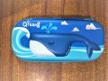 Qitong Blue Whale Big Capacity 3D Pencil Pen Case Pencil Box Office College School Large Storage High Capacity Bag Pouch Holder Box Organizer ale green Color - In Line with Current Trends. 