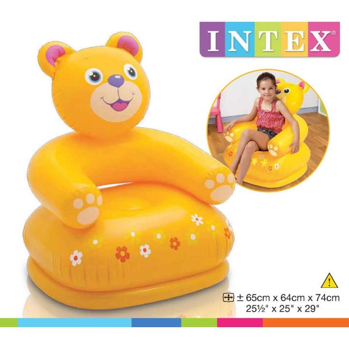 INTEX%20%20Inflatable%20Kids%20Happy%20Animal%20Teddy%20Air%20Chair%20with%20Hand%20Air%20Pump%20Inflatable%20Sofa/%20Chair%20-%20Image%202