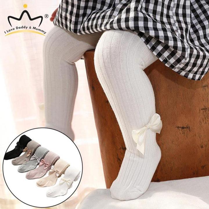 I LOVE DADDY&MUMMY-Cute Lace Flower Baby Tights Summer Mesh Breathable Infant Baby Girl Pantyhose Solid Color Toddler Stockings Baby Girl Clothes
