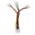 4 Pin IDE 1-to-3 Molex IDE Female Power Supply Splitter Exentsion Adapter Cable. 