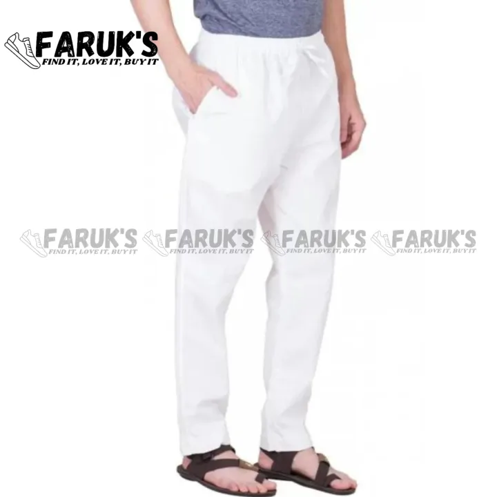 White%20Color%20Semi%20Narrow%20Stretch%20Pajama%20for%20Men%20-%20Image%202
