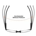 +0.75 To +4.0 Fashion Half-Frame Myopia Glassse Ultrlight Women Retro Clear Lens Reading Glasses Gafas Lectura Glasses for Men.