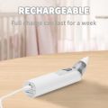 Baby Nasal Aspirator, Rechargeable Nasal Absorber, Electric Baby Nasal Cleaner, 1 Clip with 2 Size Nozzles, 1 Clip for Newborns and Toddlers, Adjustable 6 Levels. 