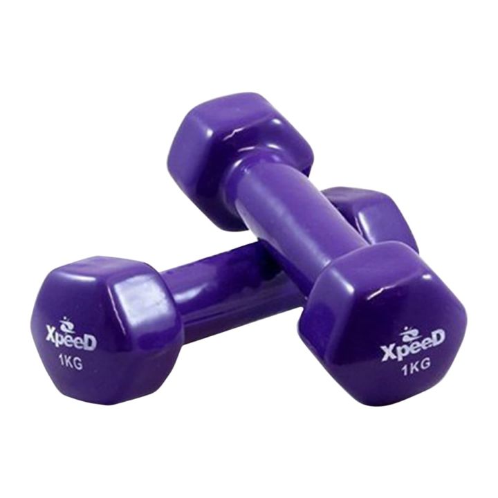 PVC Dumbbell 1kg - Blue
