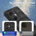 S4 For Oneplus Nord N30se / Nord N30SE Back Cover Phantom Shield Soft Silicone TPU Shockproof Liquid Silicone Airbag Phone Case Cover Phone Case Black.