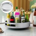 Rotating Storage Tray Turntable Organizer Carbon Steel Rotatable Spice Racks Turntable Kitchen Organizer for Pantry Office Bathroom Vanity Makeup. 