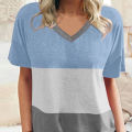 Women Shirt Eye-catching Easy-wearing Short Sleeve Tops Women Apparel. 