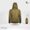 Travel Jacket with Portable Bag- Windbreaker, Biker Dust Jacket. 