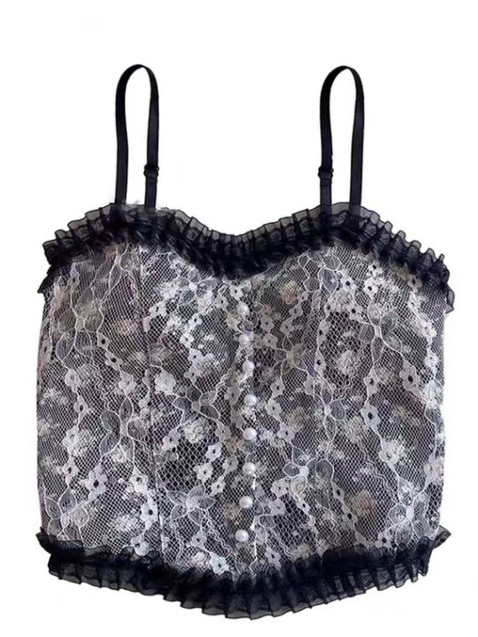 Fashion%20Style%20Back%20Shaping%20Safety%20Pearl%20plus-Sized%20plus-Sized%20Adjustable%20Shoulder%20Strap%20Wrapped%20Chest%20Lace%20All-Match%20Underwear%20Women%20-%20Image%205
