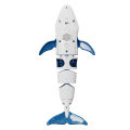 Upgrade swimming pool remote control whale shark RC children's water toy boat.