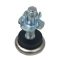 4PCS/Lot Adjustable Leg Leveling Feet on Solid Wood Furniture Feet, Table And Chair Levelers Legs, M6 Bolt, 24mm Base Diameter. 
