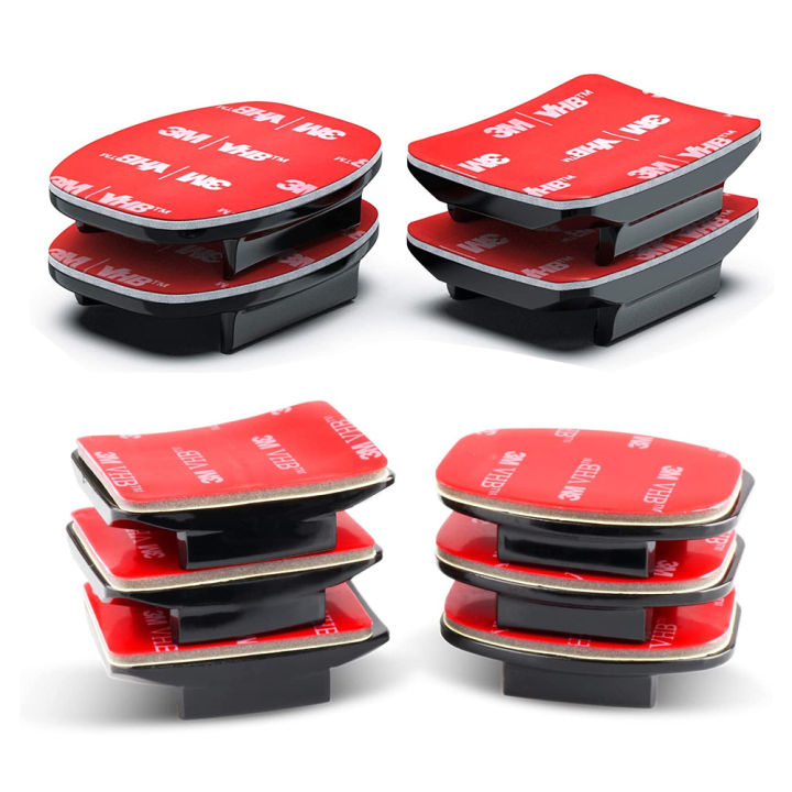 10 Pack Adhesive Mounts Helmet 3M Adhesive Sticky Mounts Flat