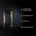 Forged Carbon Fiber Minimalist Slim Smart Wallets For Men Cashback Credit Card Holder Luxury Aluminium Wallet Rfid Money Clip.