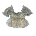 Sexy off-Shoulder Top for Women Summer 2024 New Hot Girl off-Shoulder Sense of Design Shirt Women. 
