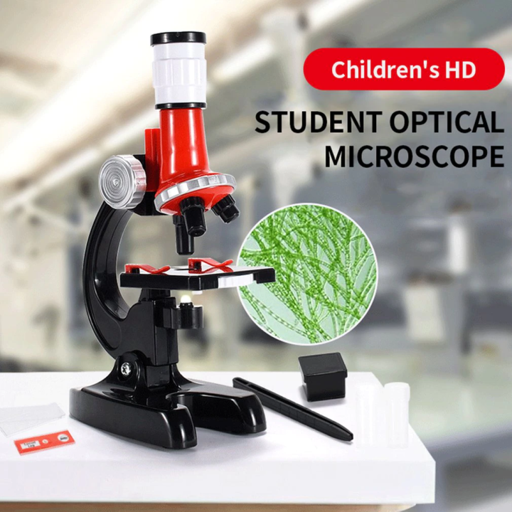 1200 Times Microscope Toys Primary School Biological Science Experiment Equipment Kids Educational Toys Microscope Kit
