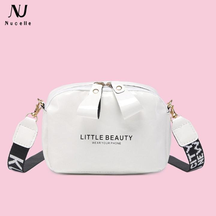 Hush Puppy Bag Women's shoulder bag Textured small square bag trendy fashion sling bag PU leather