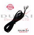 RJ11 Male from male plug telephone line simply its 6-foot 6p2C extension cable phone cord line. 