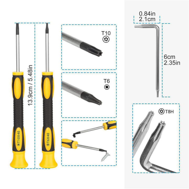 16Pcs/Set%20Torx%20T8%20T6%20T10%20H35%20Screwdriver%20Opening%20Tools%20Set%20Repair%20Tool%20Kit%20Screw%20Driver%20Pry%20for%20One%20360%20-%20Image%202