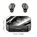 YIIOJUU New Wireless Earphones Headphones With LED Display Touch In-Ear True Wireless Earbuds Hifi Sound Quality High Power Sports Music Game Headset Waterproof For Iphone/Android.