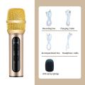 Microphone Generous Appearance No Distortion 260g Aluminum Alloy Karaoke Microphone Computer Microphone A Loud Voice. 