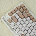 JCM MA Profile PBT Tiramisu Keycaps Alice Layout Dye-Sub Key Caps For Mechanical Gaming Keyboard ABM066 MX Switches Wooting. 