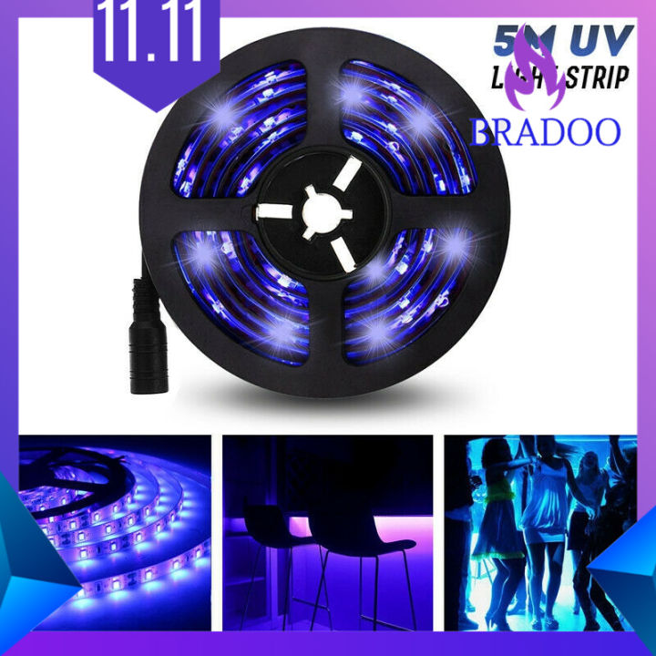 20W%20LED%20UV%20Light%20Strip%20Ultraviolet%20Flexible%20Purple%2016%205FT%20Blacklight%205M%20300LEDs%20-%20Image%202