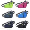【NEW COOL [COD] Sports Running Waist Bag Hydration Belt Bag Running Waist Pack Bum Bag with Water Bottle Holder for Men Women Running Cycling Hiking RHBN. 