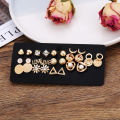 Earrings for Women Korean Metal Earring Trend Jewelry Fashion Women's Earrings Set Korean Geometric Stud.